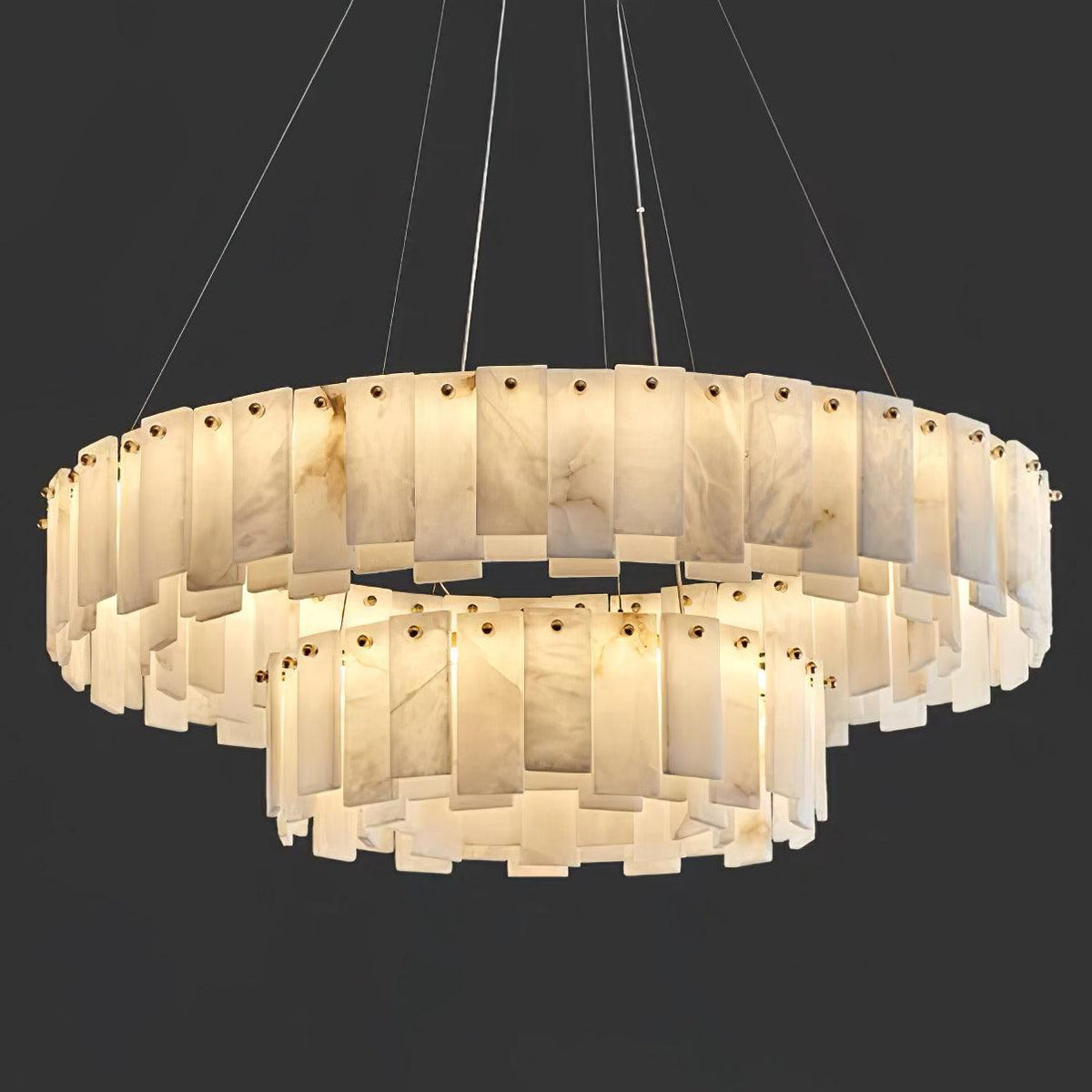 Vodore Alabaster Pendant Light