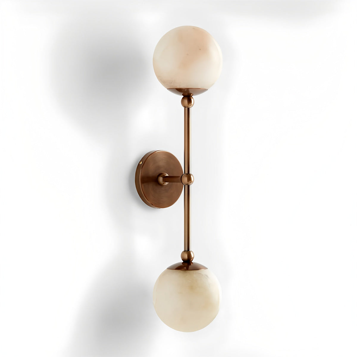 Avenisenne Twobody Celestial Double Alabaster Sconce