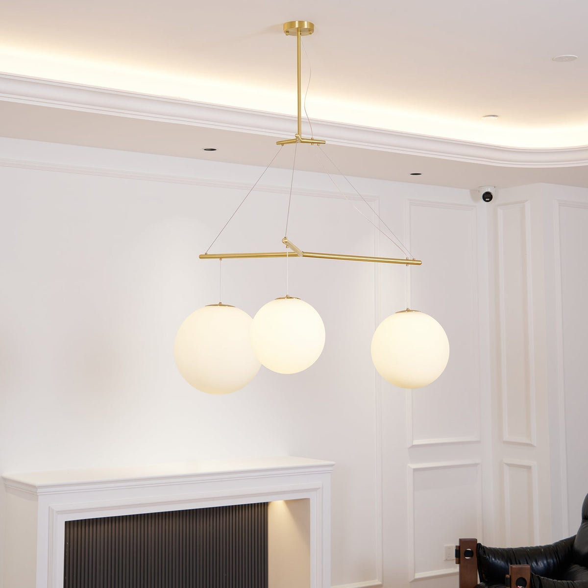 Triad Minimalist Glass Pendant Lamp