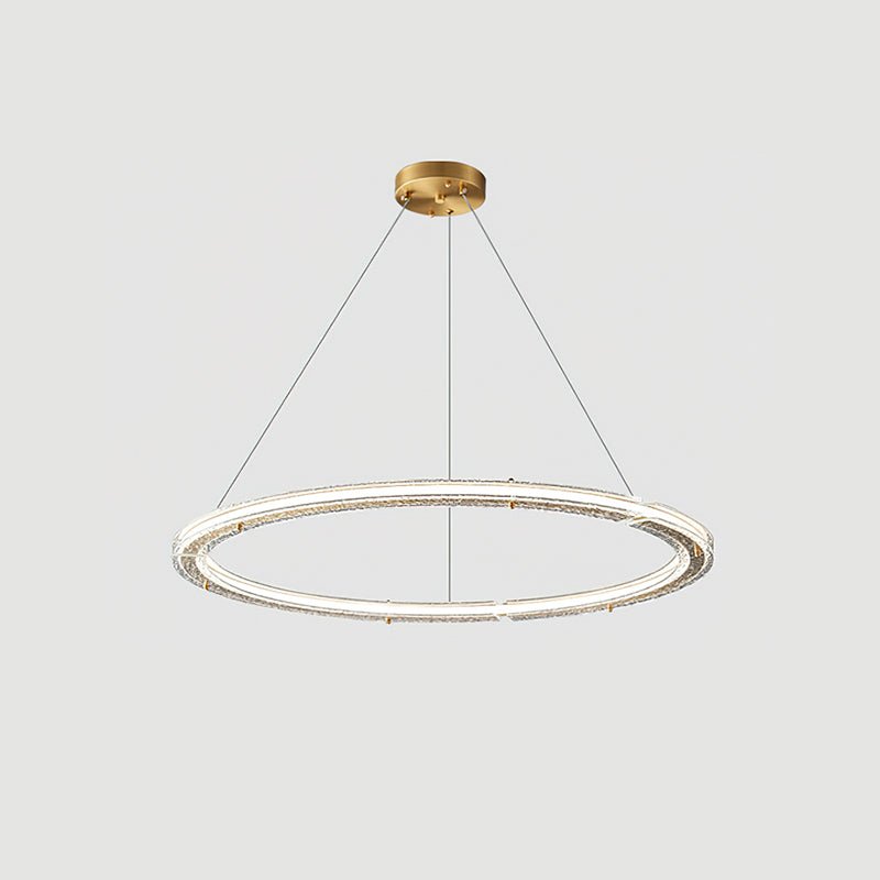 Lunara Dual-Ring Crystal Chandelier