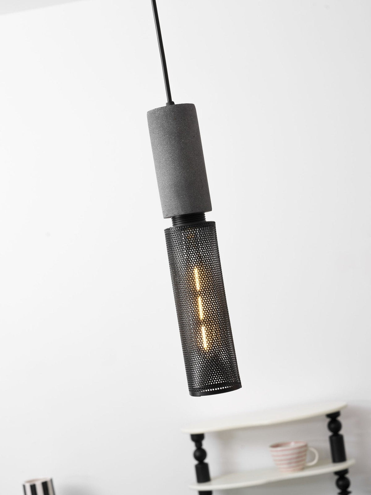 Xiyel Cement Mesh Pendant Light