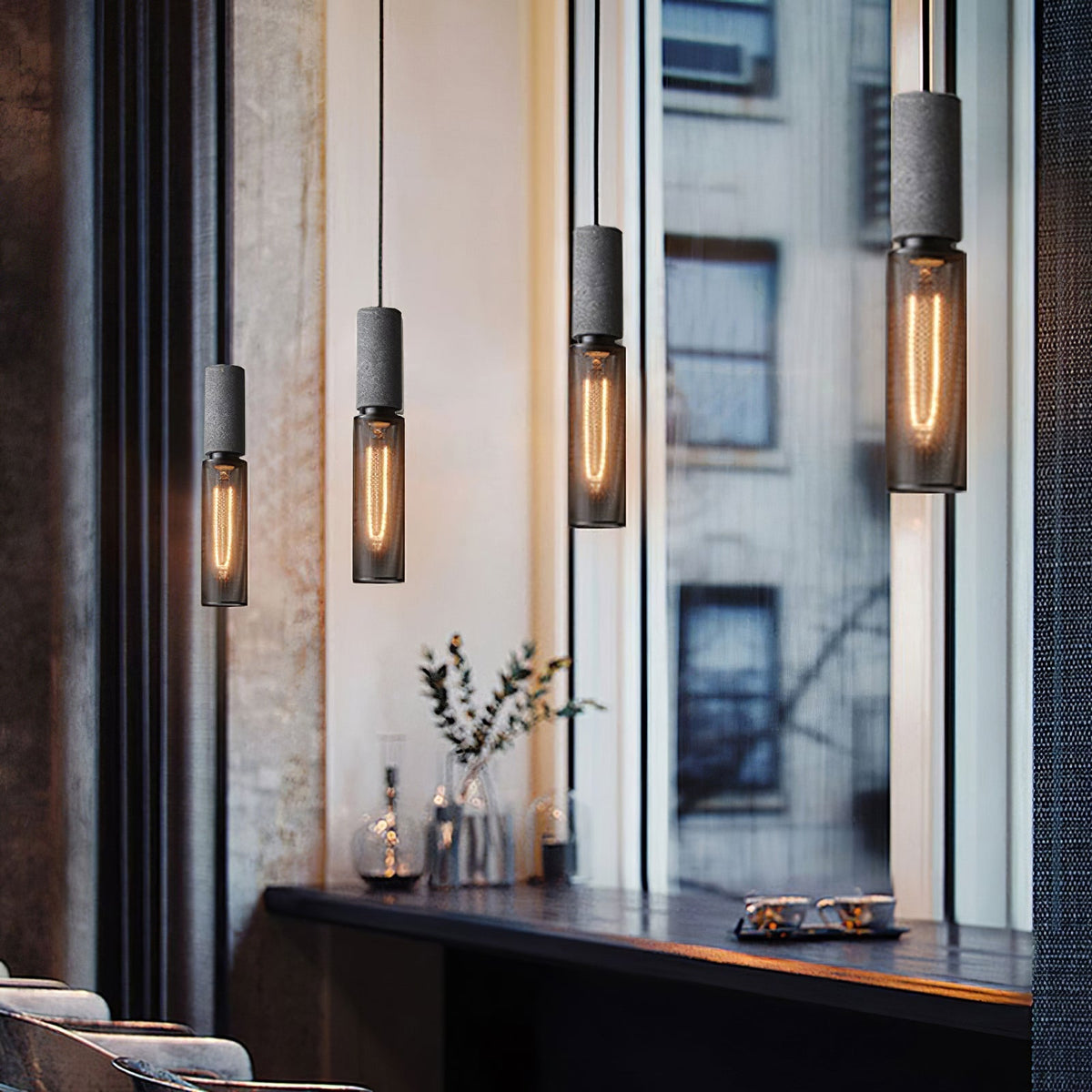 Xiyel Cement Mesh Pendant Light