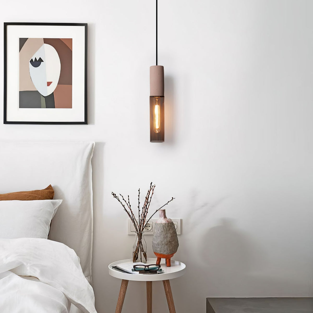 Xiyel Cement Mesh Pendant Light