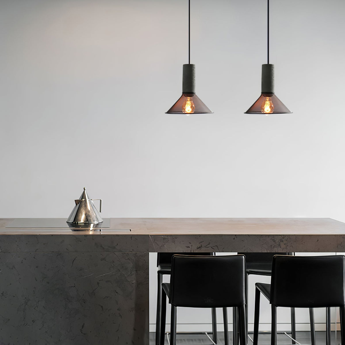 Xiyel Cement Mesh Pendant Light