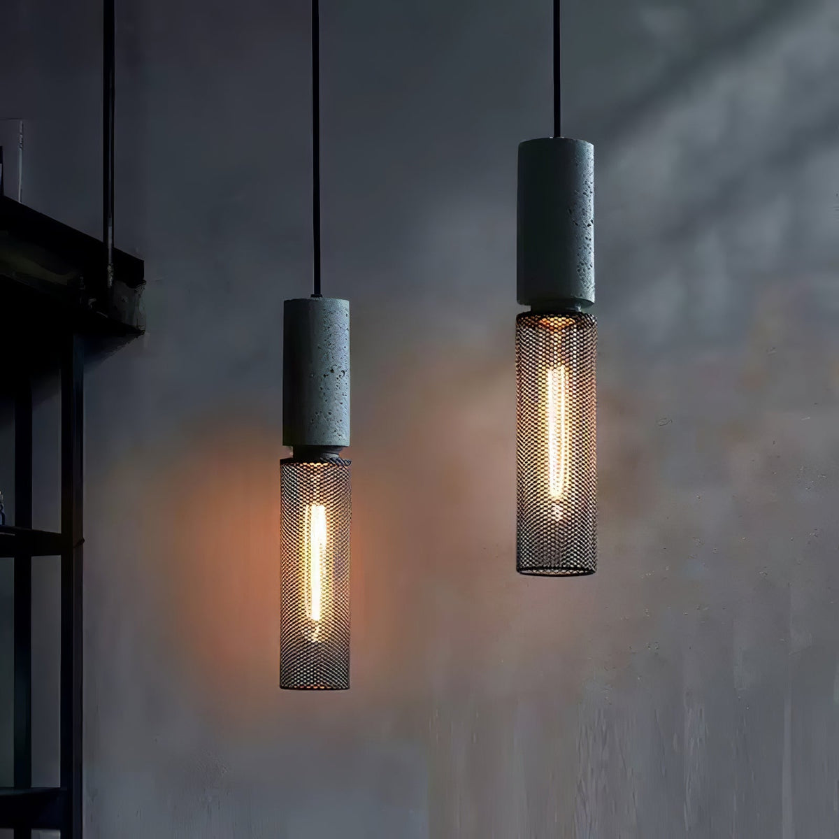 Xiyel Cement Mesh Pendant Light