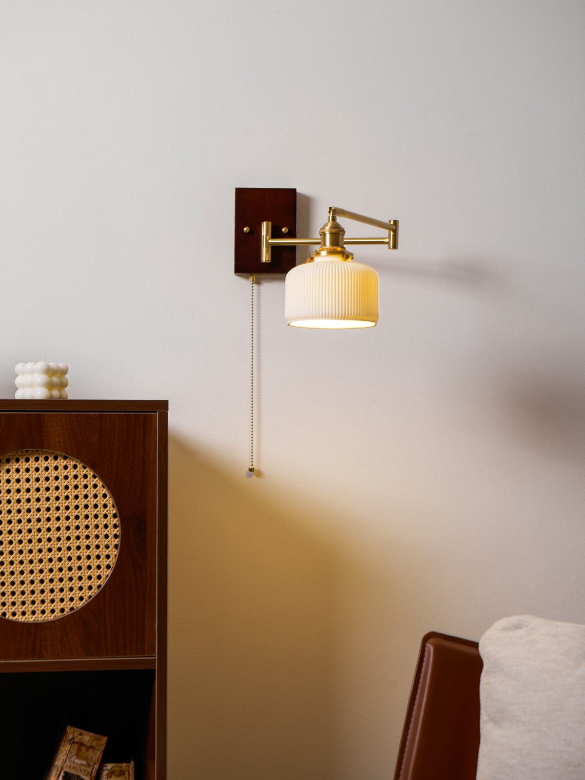 Bosia Ceramic Geometry Indoor Wall Light