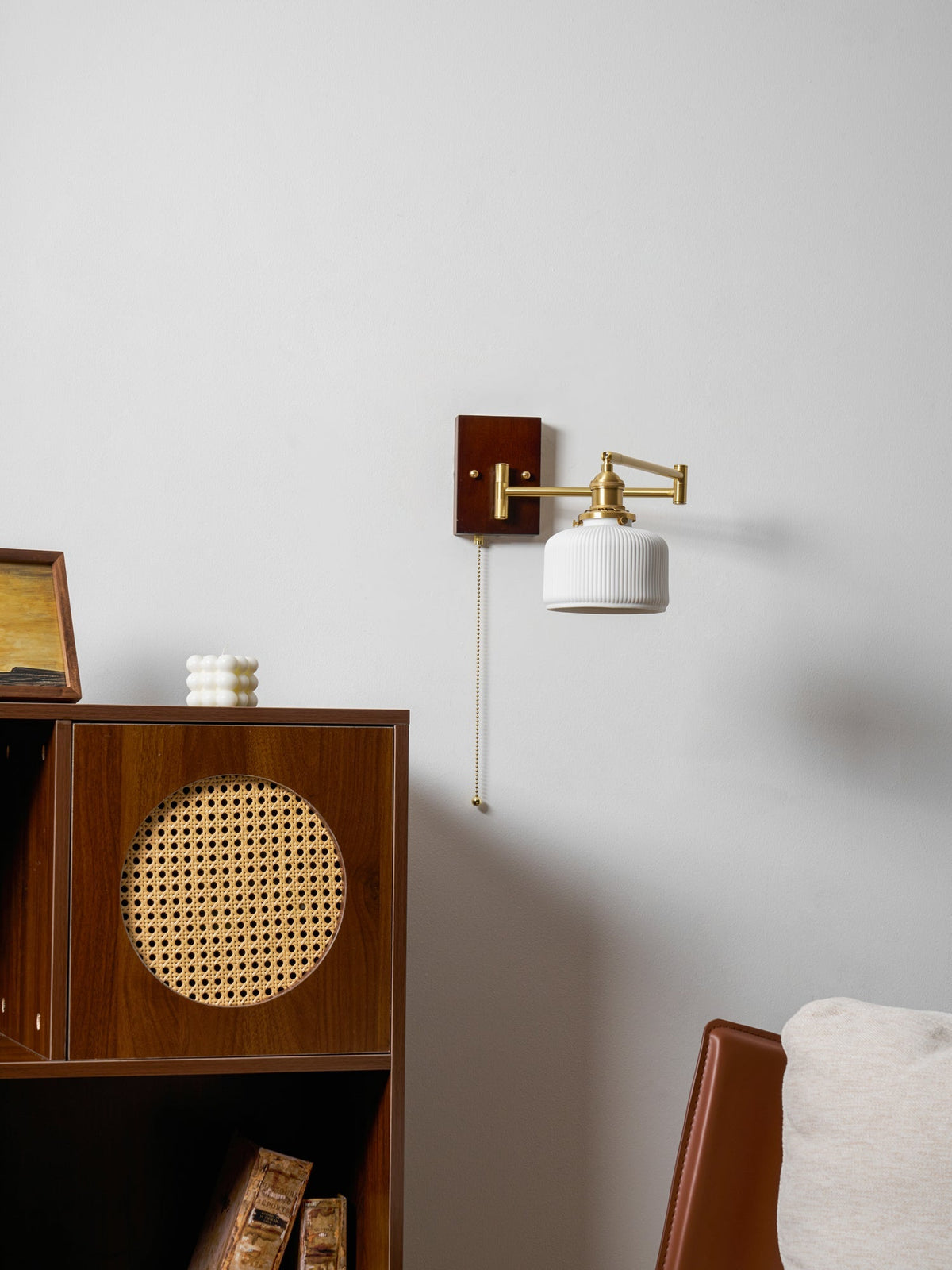Bosia Ceramic Geometry Indoor Wall Light