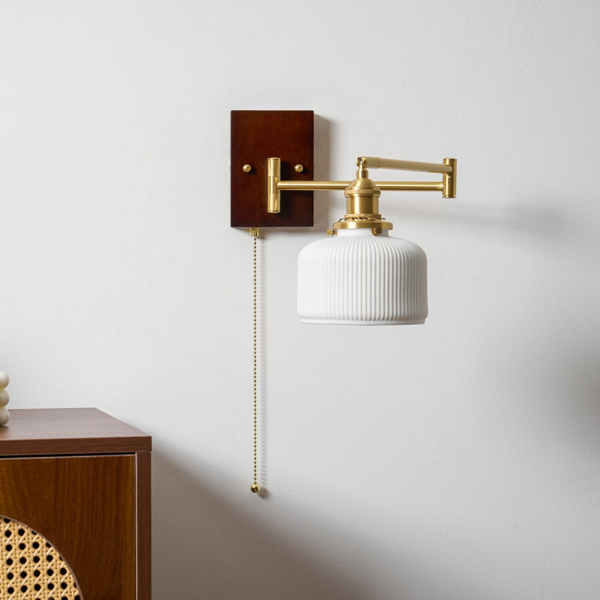 Bosia Ceramic Geometry Indoor Wall Light