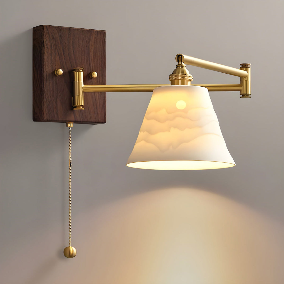 Bosia Ceramic Geometry Indoor Wall Light