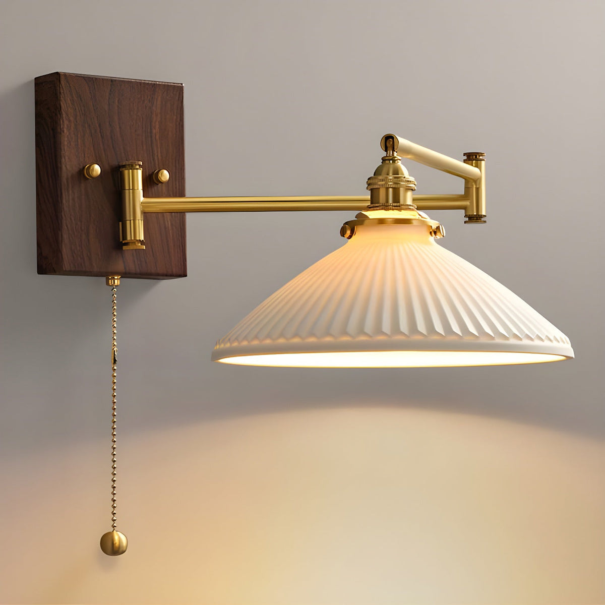 Bosia Ceramic Geometry Indoor Wall Light