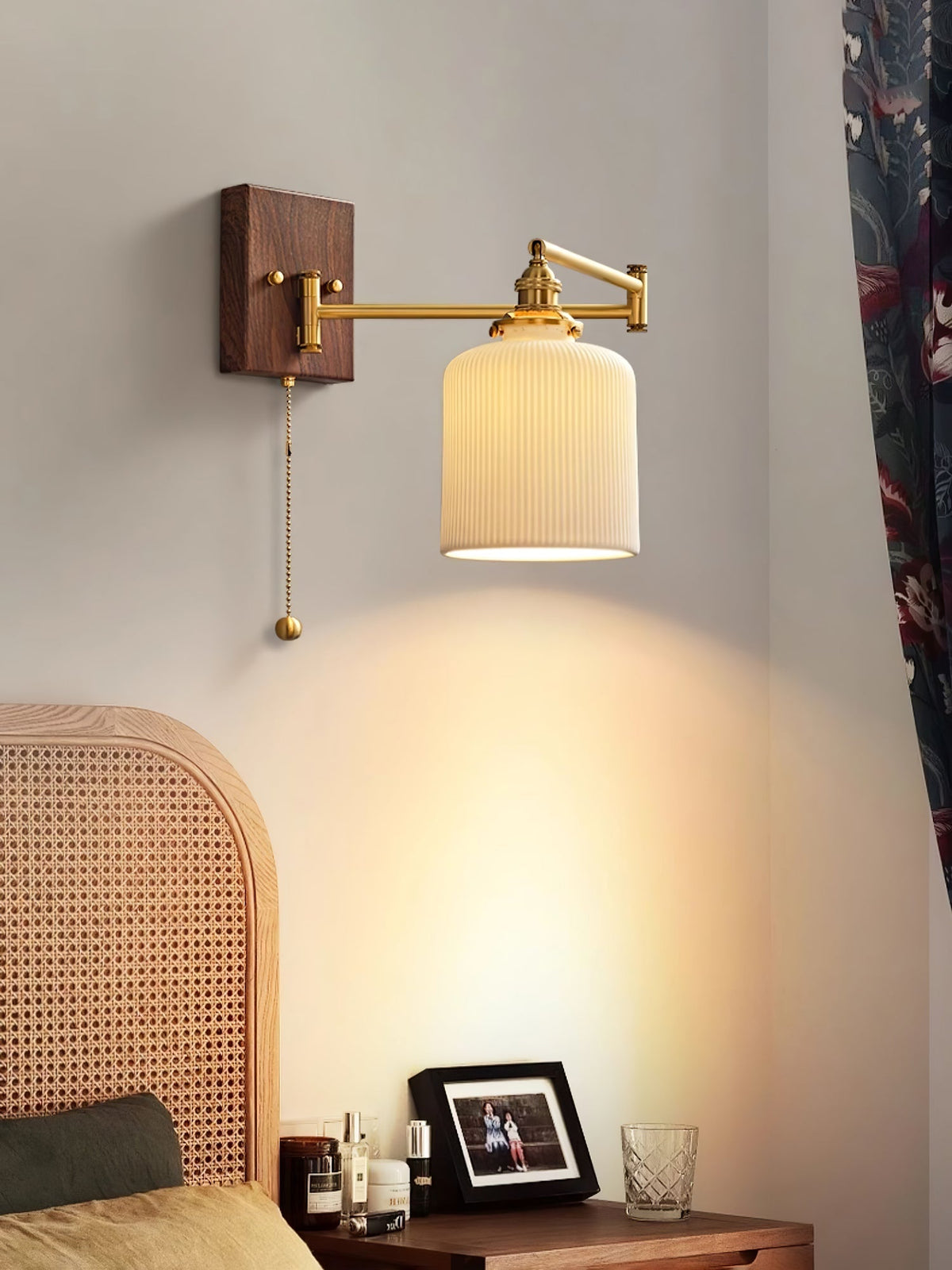 Bosia Ceramic Geometry Indoor Wall Light