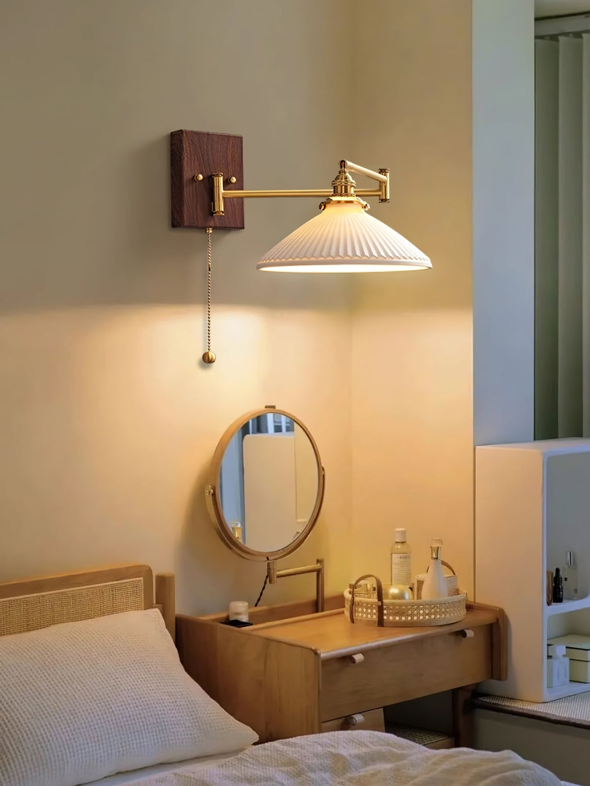 Bosia Ceramic Geometry Indoor Wall Light