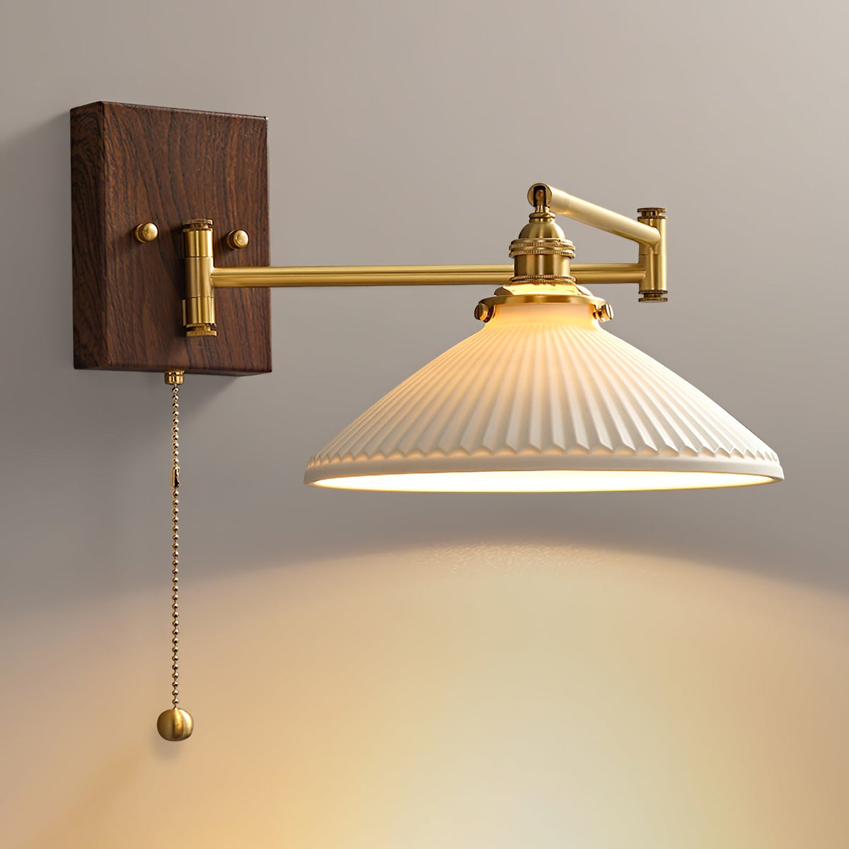 Bosia Ceramic Geometry Indoor Wall Light