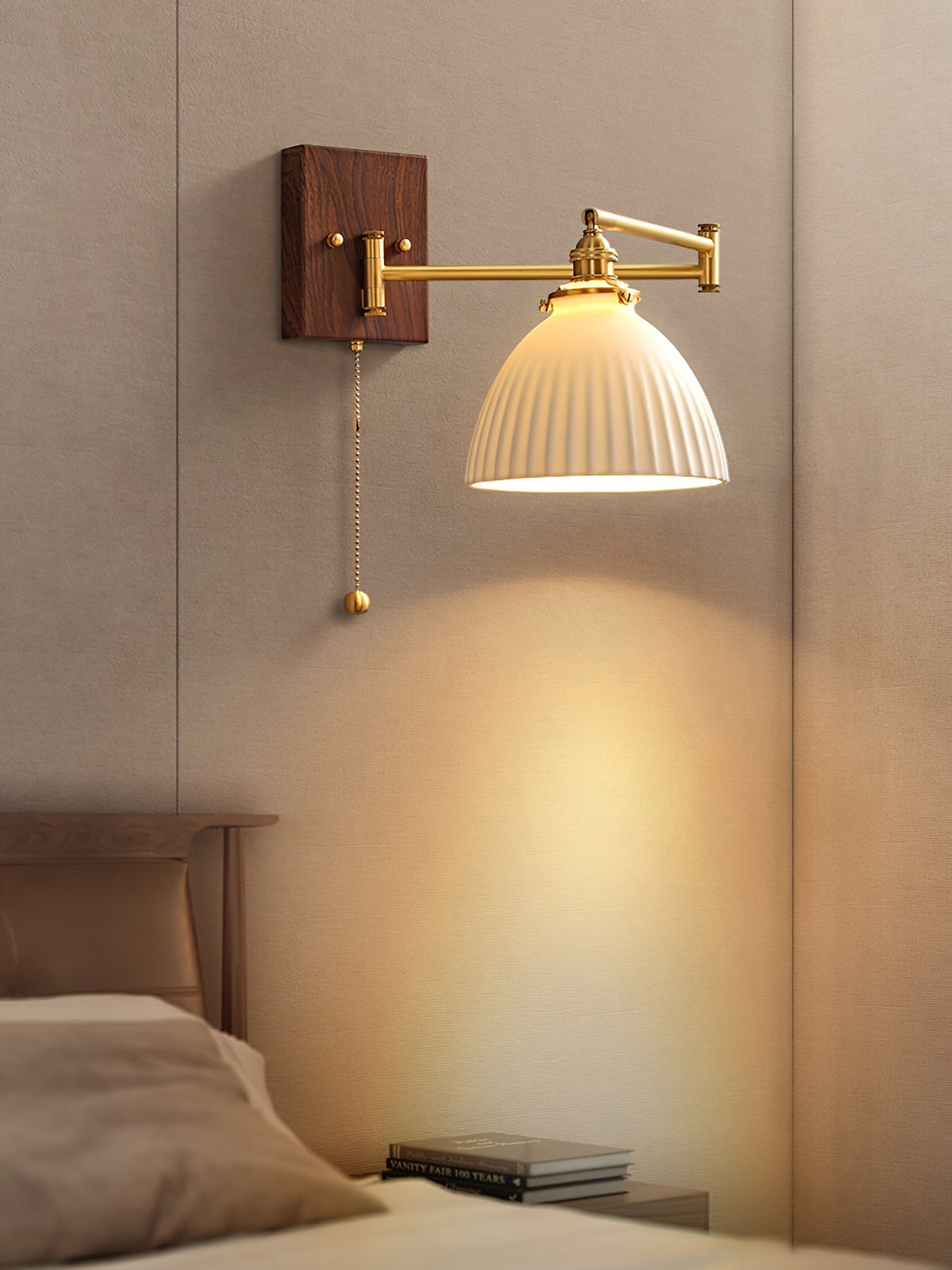 Bosia Ceramic Geometry Indoor Wall Light
