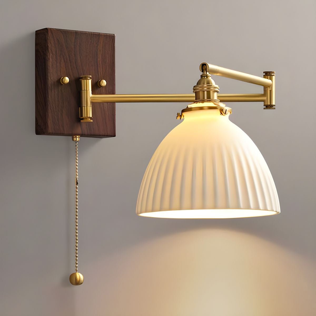 Bosia Ceramic Geometry Indoor Wall Light