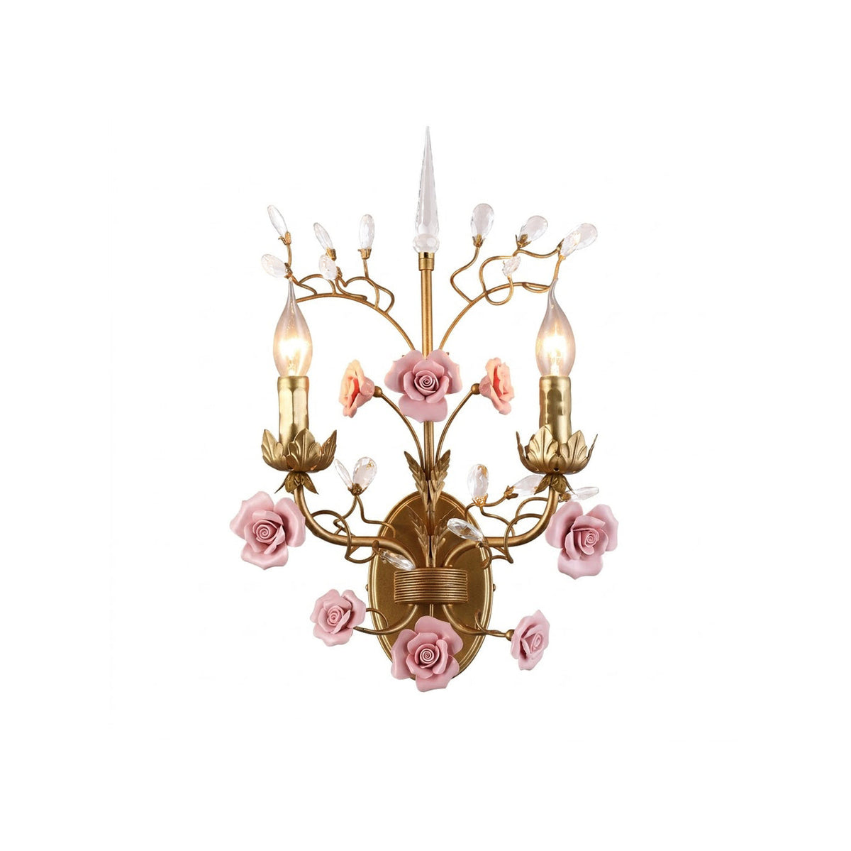 Roselyn Ceramic Vine Sconce