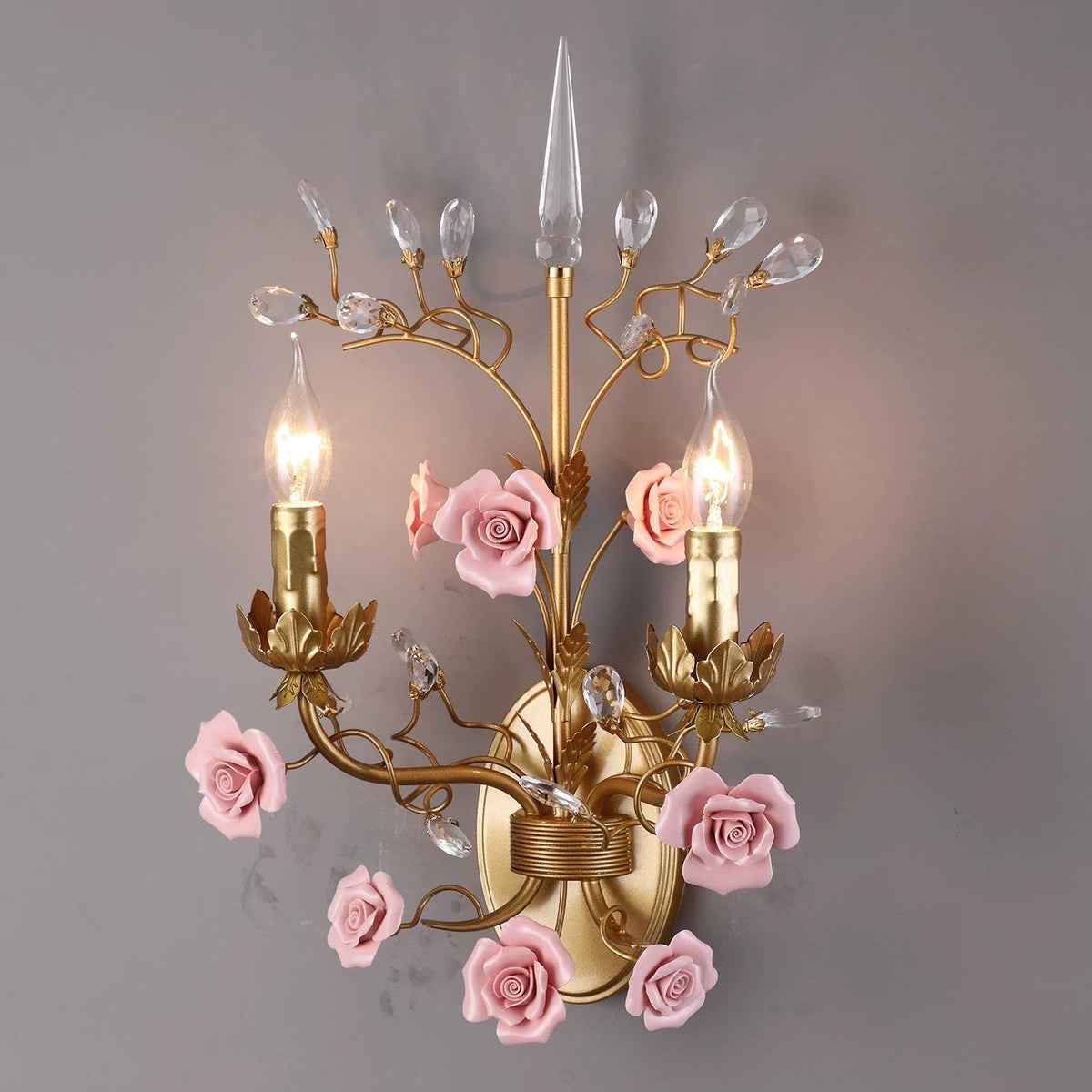 Roselyn Ceramic Vine Sconce