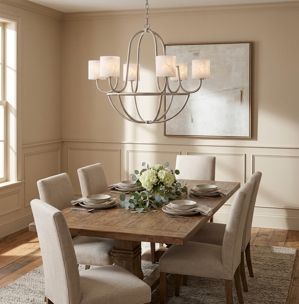Quenford Alabaster Chandelier