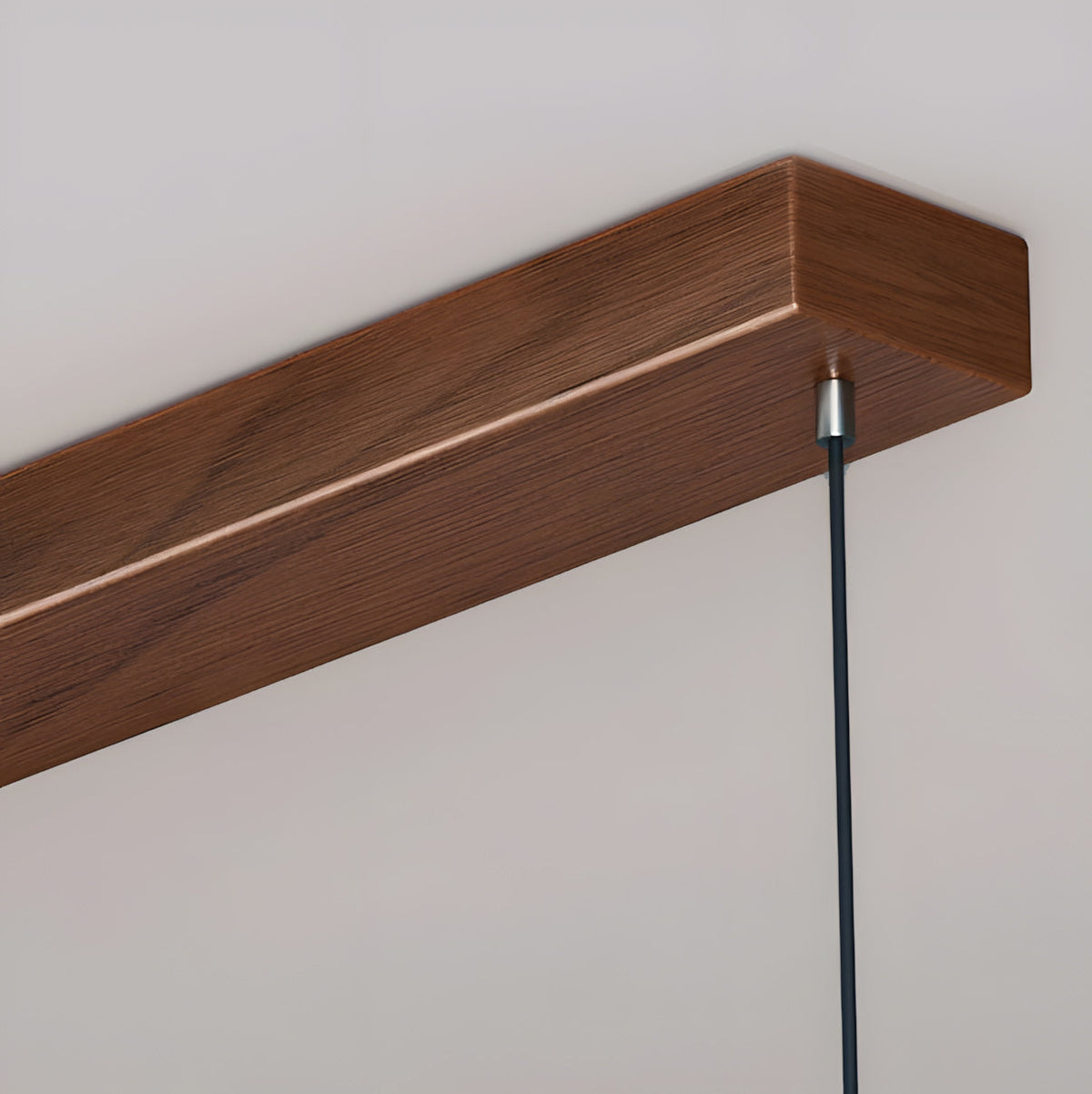 Penrose Wood Glass Linear Pendant Light