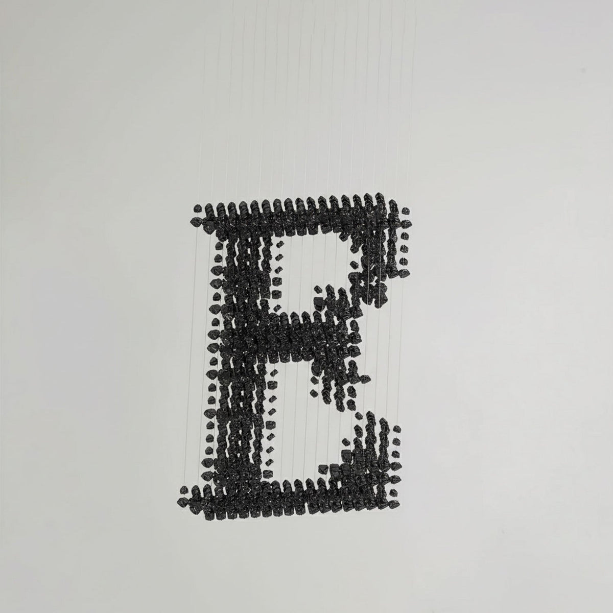 Jemei Black Stones Chandelier