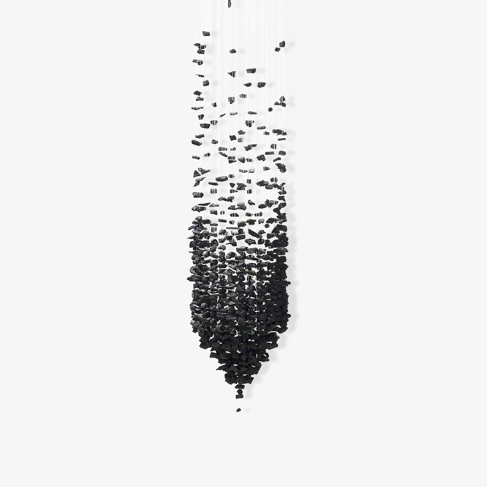 Jemei Black Stones Chandelier