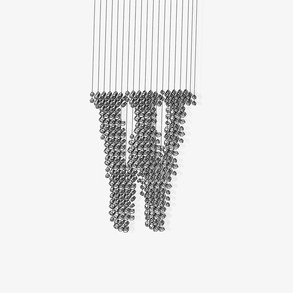 Ellie Modern Stone Chandeliers