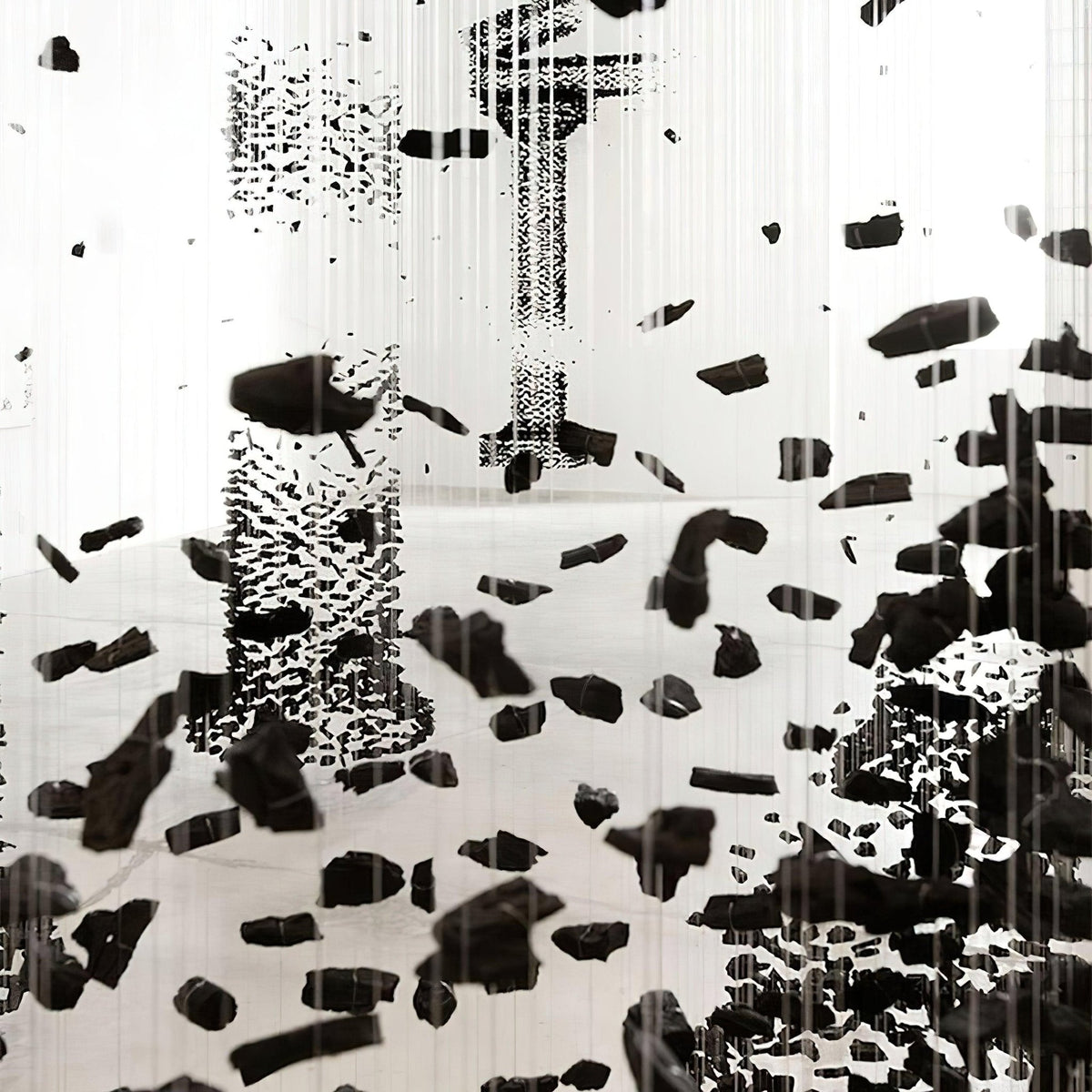 Jemei Black Stones Chandelier