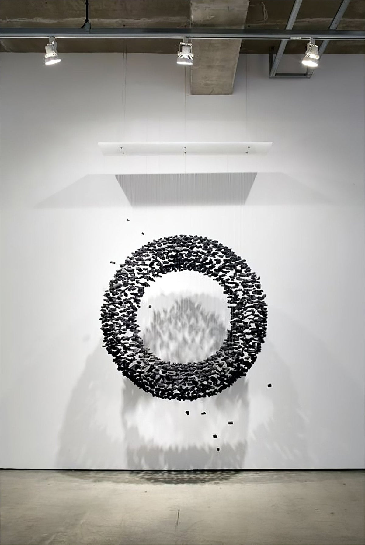 Mareelle Charcoal Stone Sculptural Chandelier