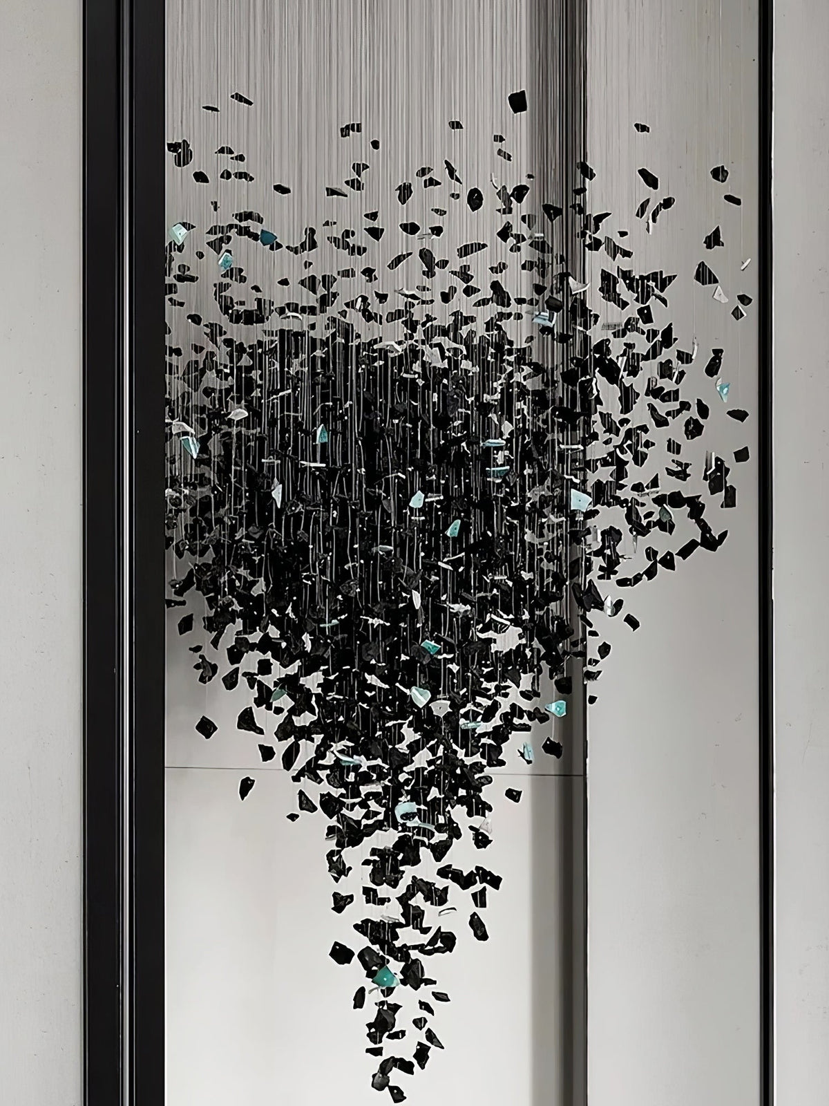 Mareelle Charcoal Stone Sculptural Chandelier