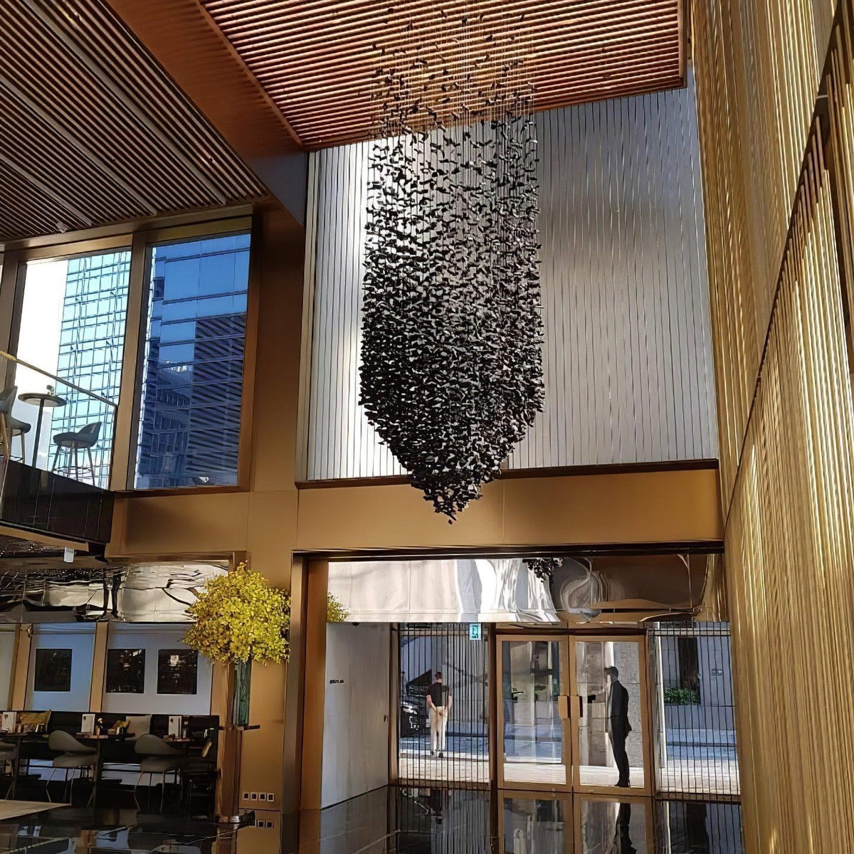 Jemei Black Stones Chandelier