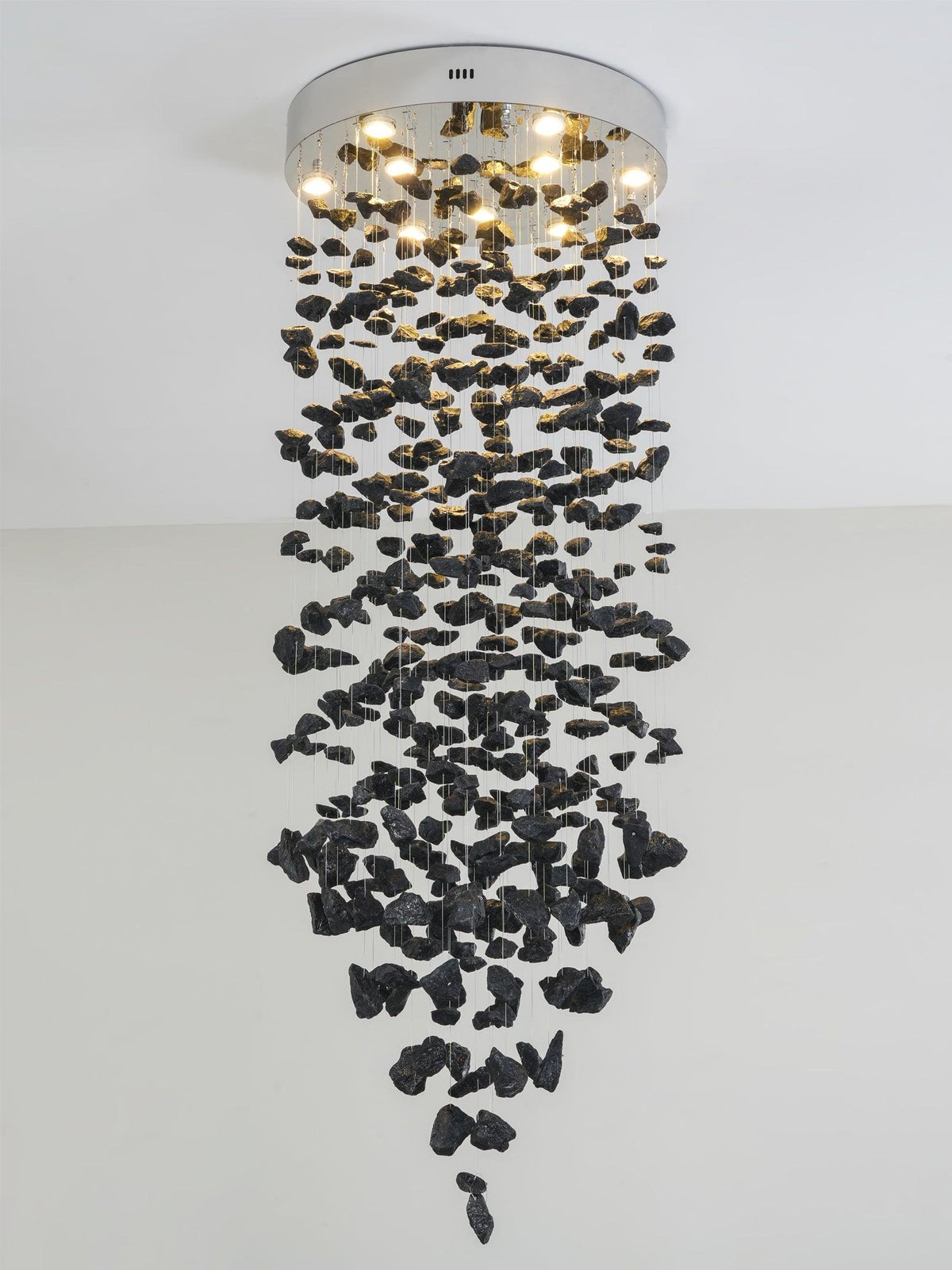 Jemei Black Stones Chandelier