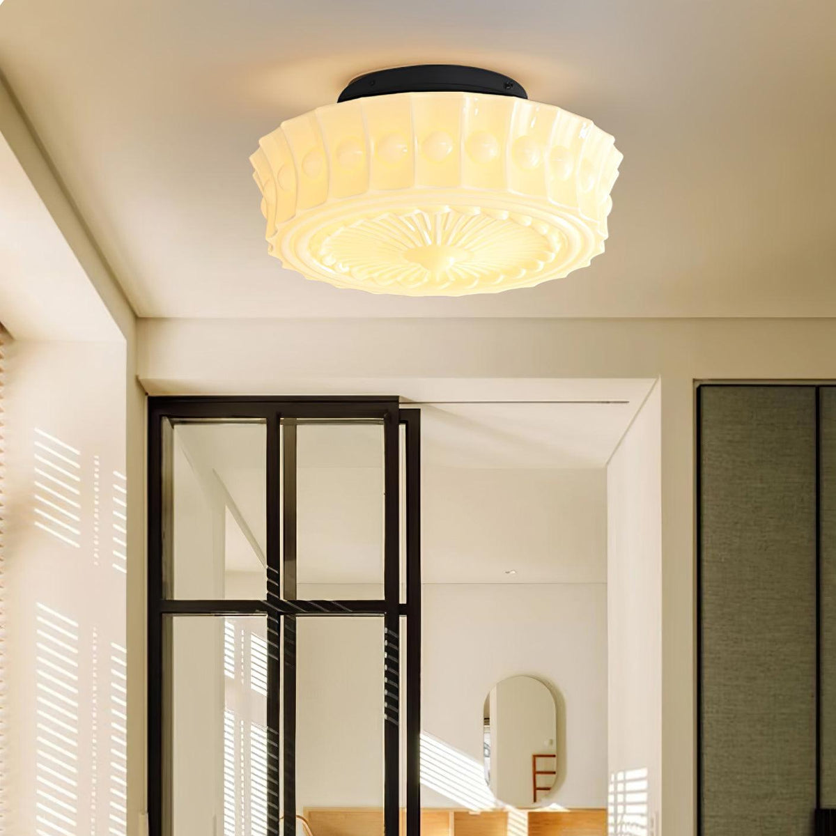Jeiya Charles Edwards Flush Mount Ceiling Light
