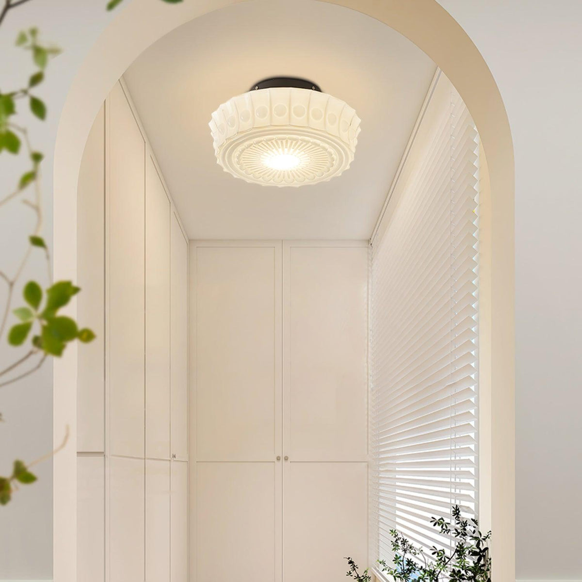 Jeiya Charles Edwards Flush Mount Ceiling Light