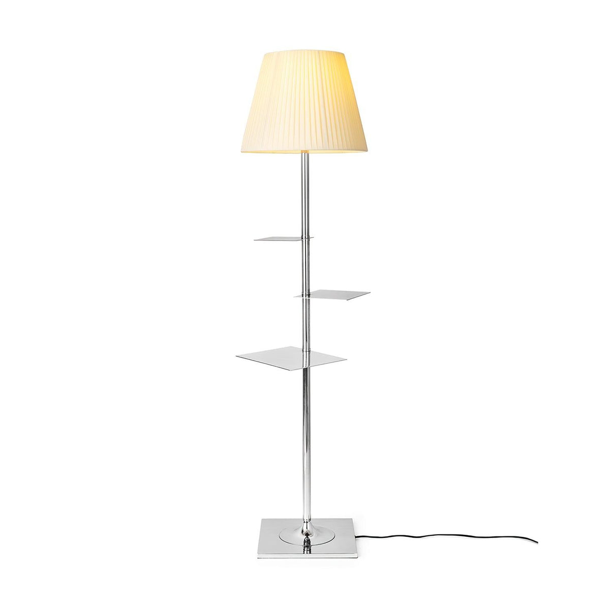 Wavlen Fabric Contemporary Table Floor Lamp