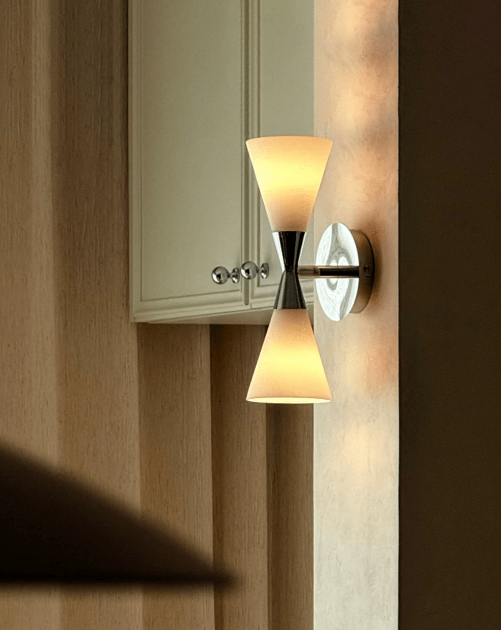 Dureline  Double Cone Wall Sconce