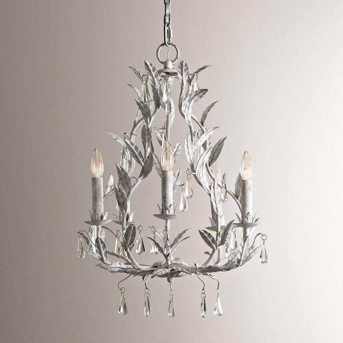 Sylvia Vintage Glass Chandelier