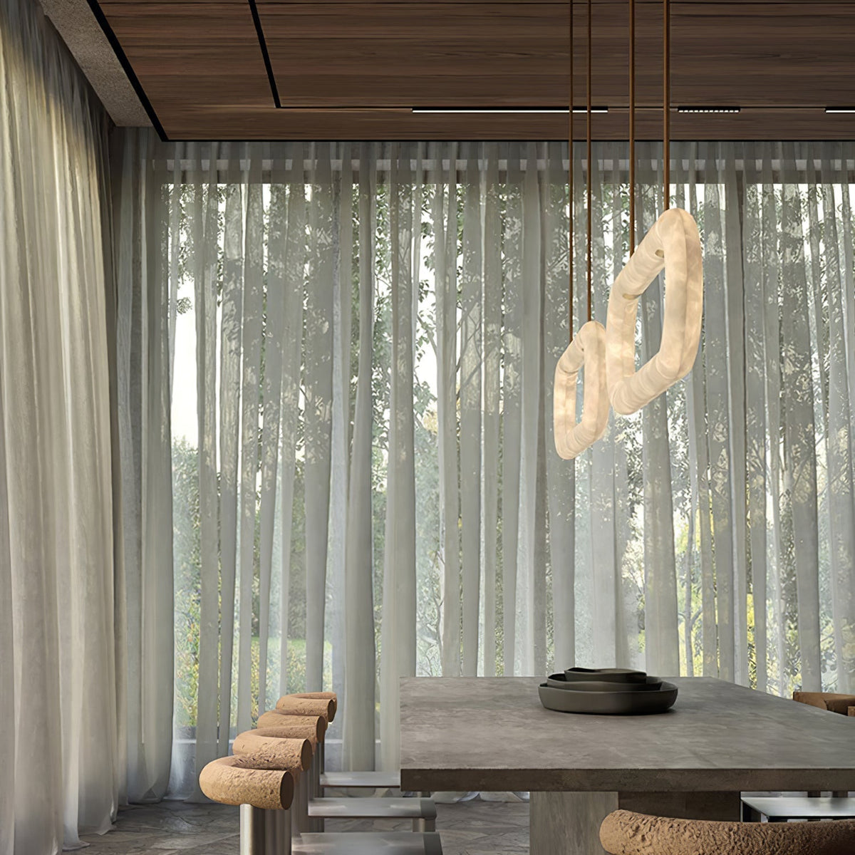 Solis Alabaster Chandelier