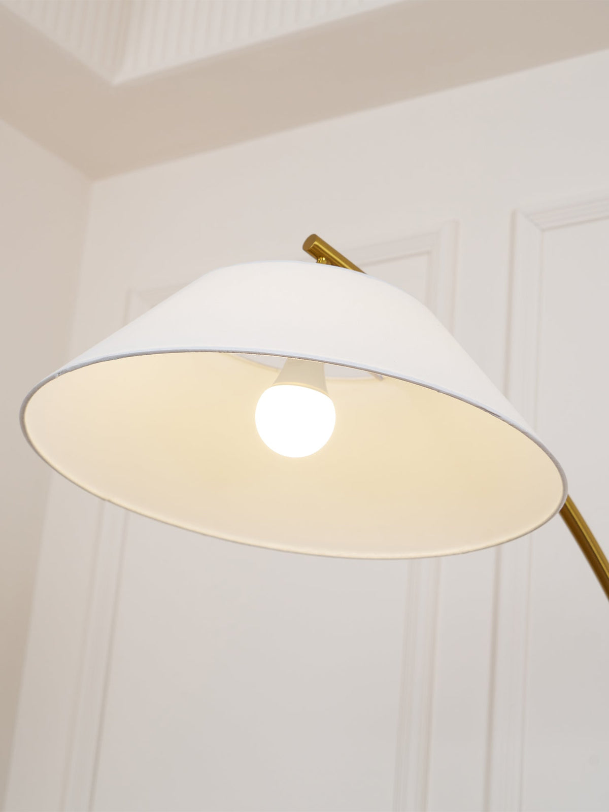 Veradin  Steel Fabric Floor Lamp