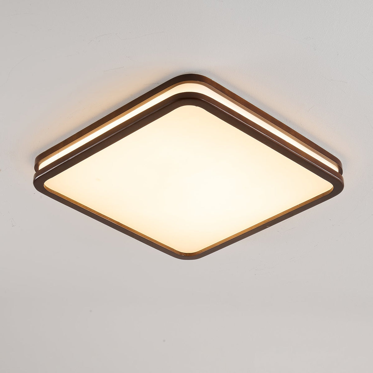 Nysilos Modern Minimalist Wood Ceiling Light
