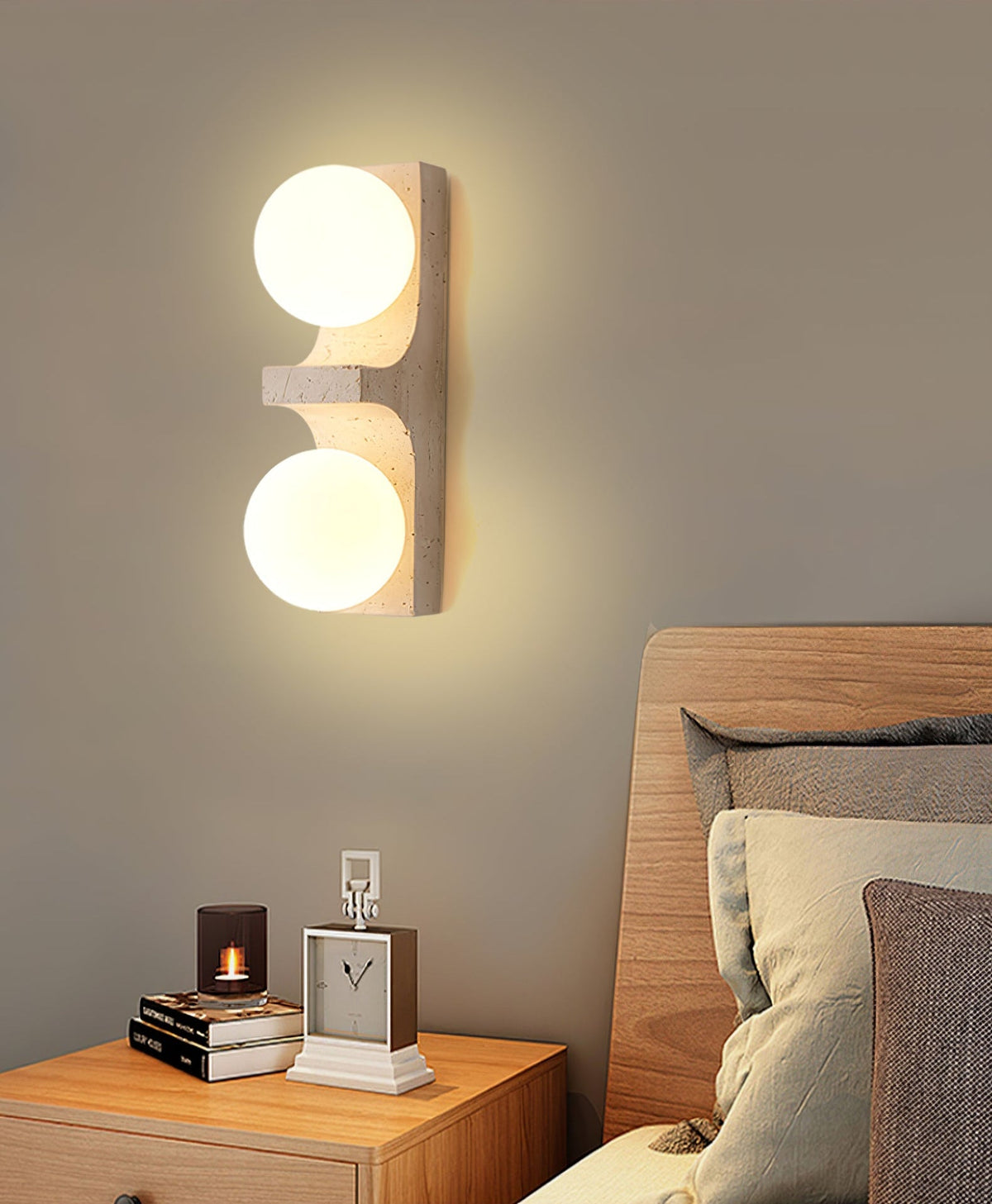 Umiren Travertine Wall Light