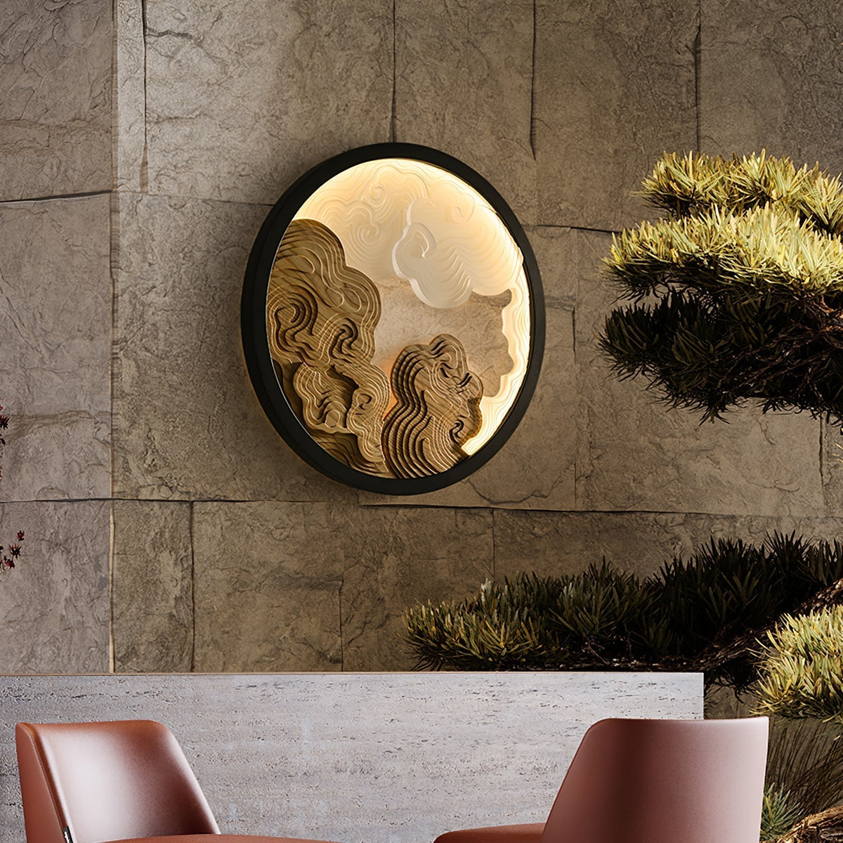 Grayson Modern Wood Wall Lamp