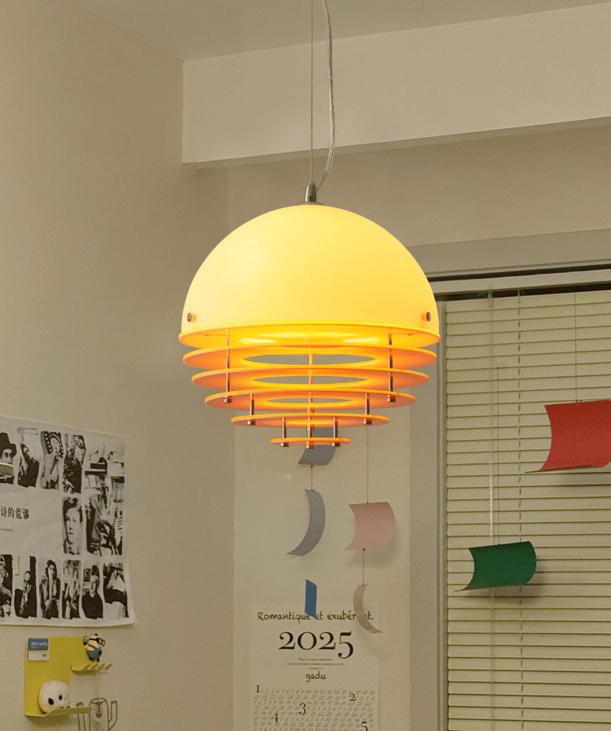 Esme Orange Layered  Pendant Lamp