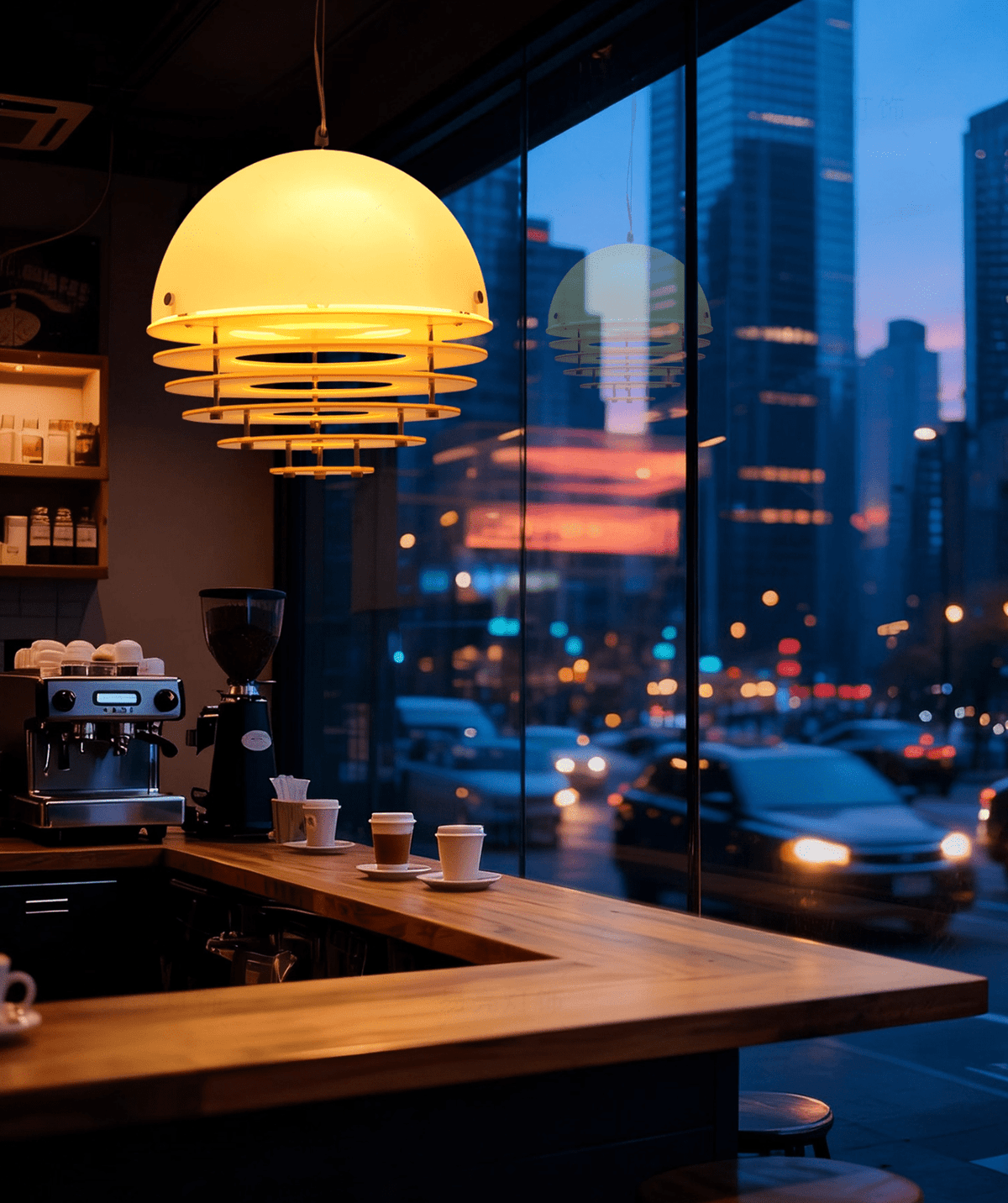 Esme Orange Layered  Pendant Lamp