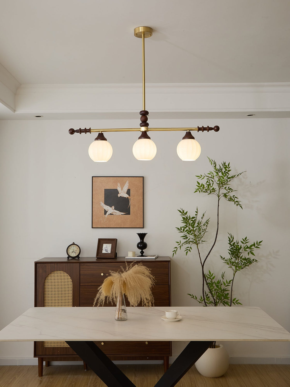 Vosole Traditional Elegance Vintage Wood Chandelier