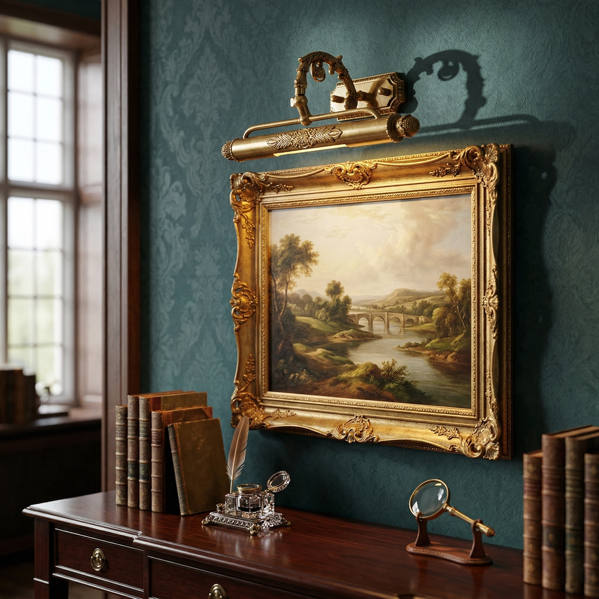 Emhan Brass Indoor Wall Light