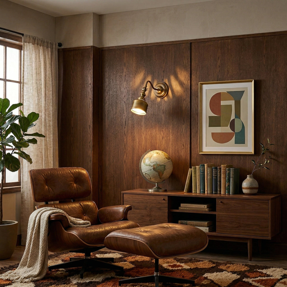 Dukia Gooseneck Indoor Wall Light