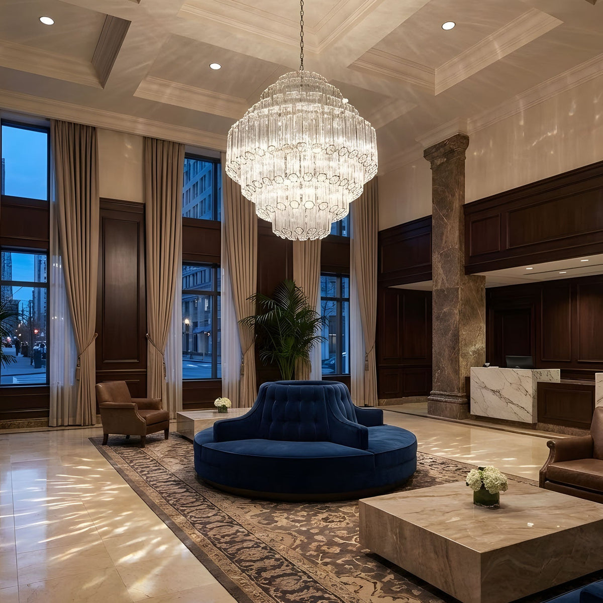 Hiya Clear Grande Palermo Chandelier