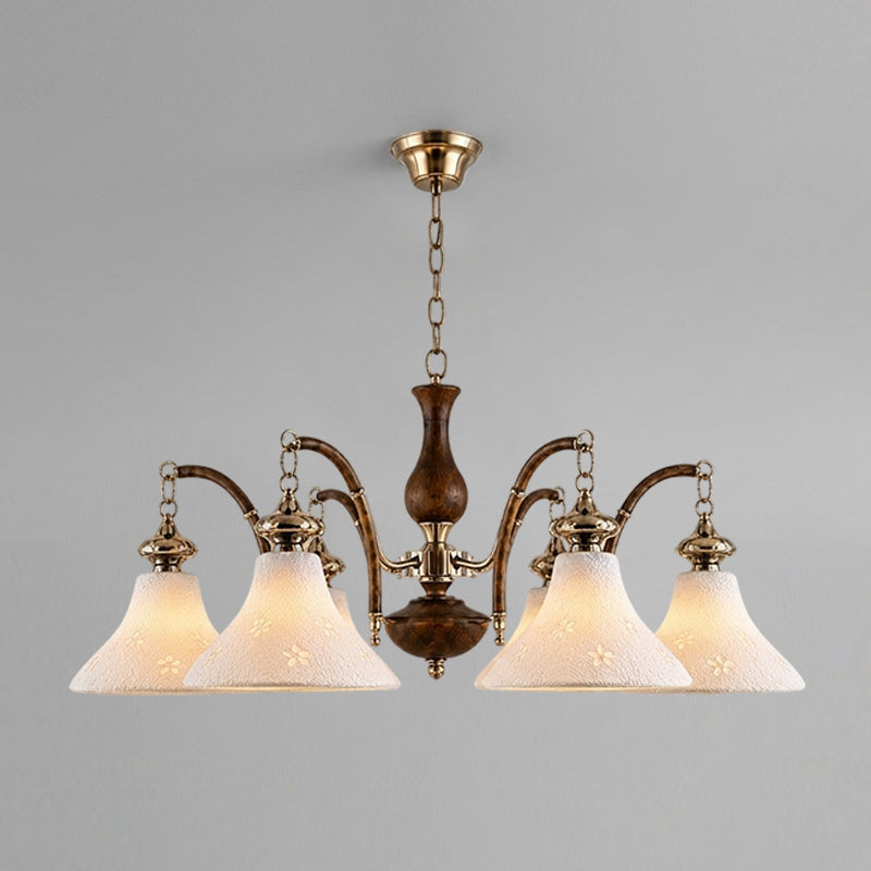 Hawthorne Floral Glass Chandelier
