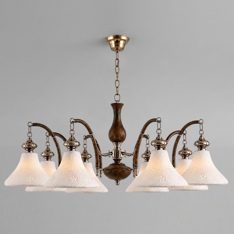 Hawthorne Floral Glass Chandelier
