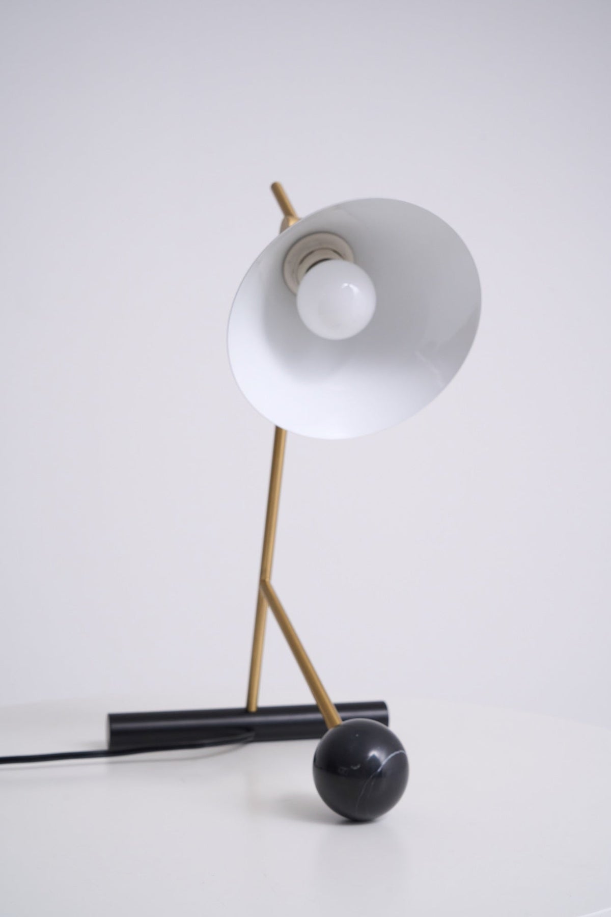 Avelo Marble Geometric Table Lamp